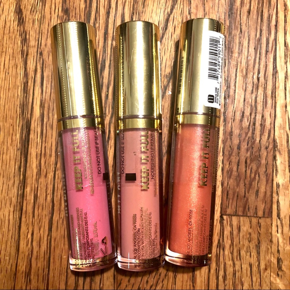 3 Lip Plumper Gloss Neutral Nude Tones